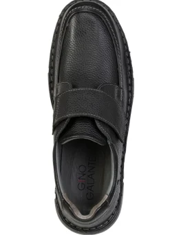 GINO GALANTE, klassiche Herren-Slipper, mit Klettverschluss