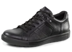 GINO GALANTE Schnürschuh aus Nubukleder mit Kontrastbesätzen