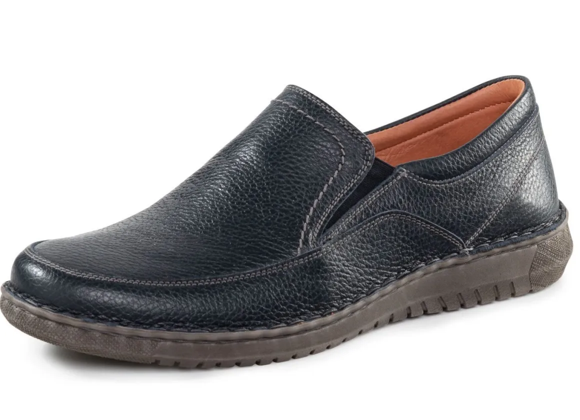 GINO GALANTE Slipper aus genarbtem Nappaleder