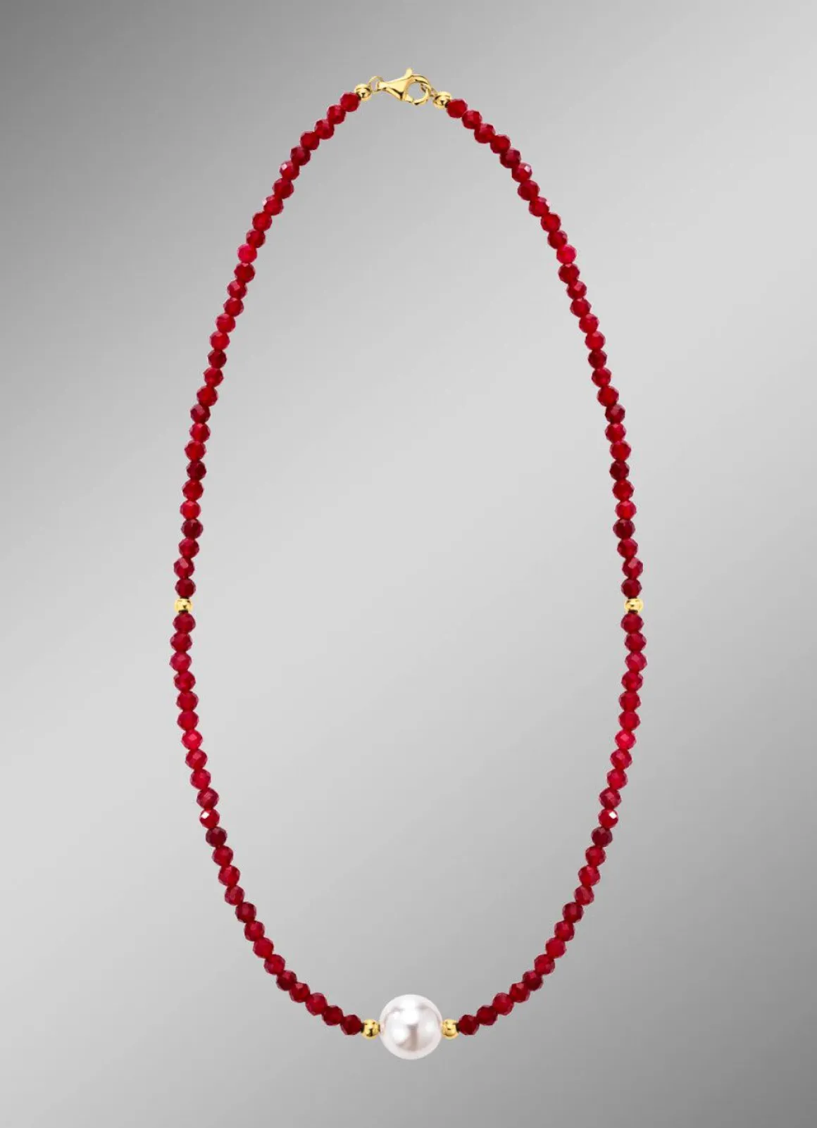 Halskette mit Muschelkernperle
