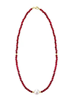 Halskette mit Muschelkernperle