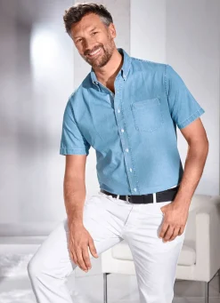 Hemd mit Button-Down-Kragen