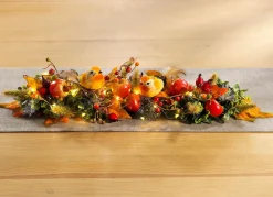 Herbstlich beleuchteter Tischaufleger