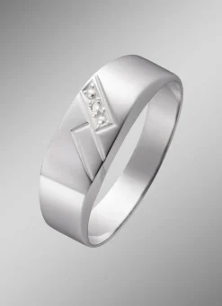 Herrenring mit Diamant