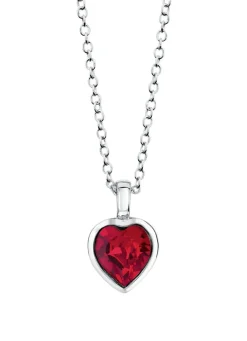 Herz-Anhänger mit Swarovski®-Kristall und Kette