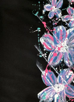 Hose mit tollem Floral Dessin