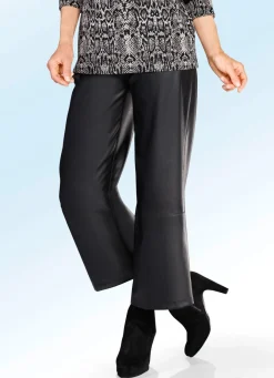 Hose aus softem Nappaleder-Imitat