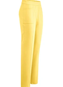 Hose mit abgesteppten Teilungsnähten