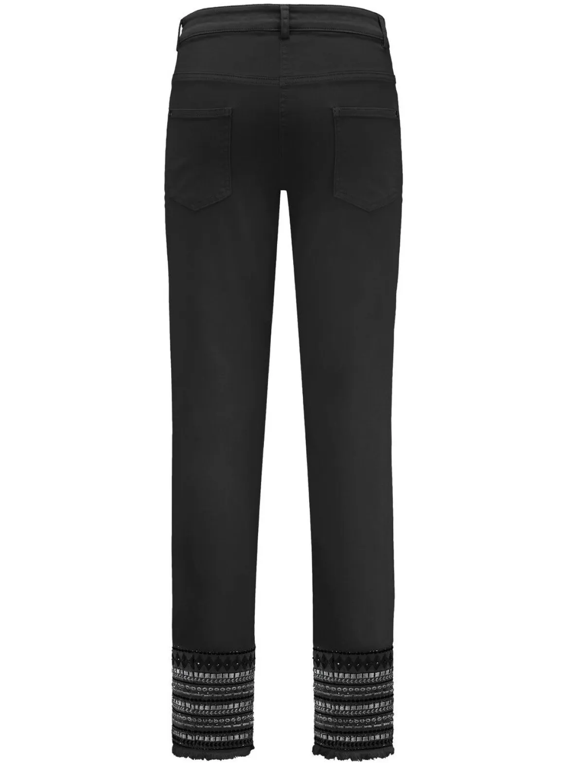 Hose mit aufwendiger Stickerei im Ethno-Stil