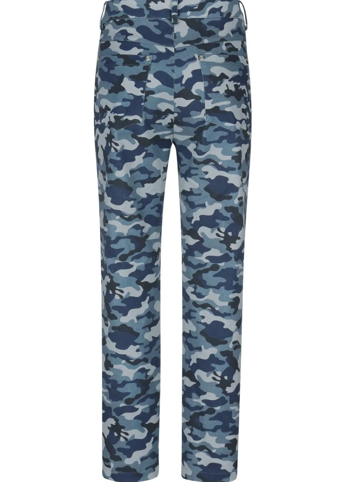 Hose mit Camouflage-Dessinierung