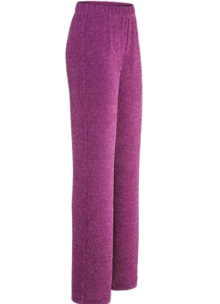 Hose mit edel funkelndem Glanzgarn