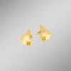 Interessante Ohrstecker mit echt Citrin