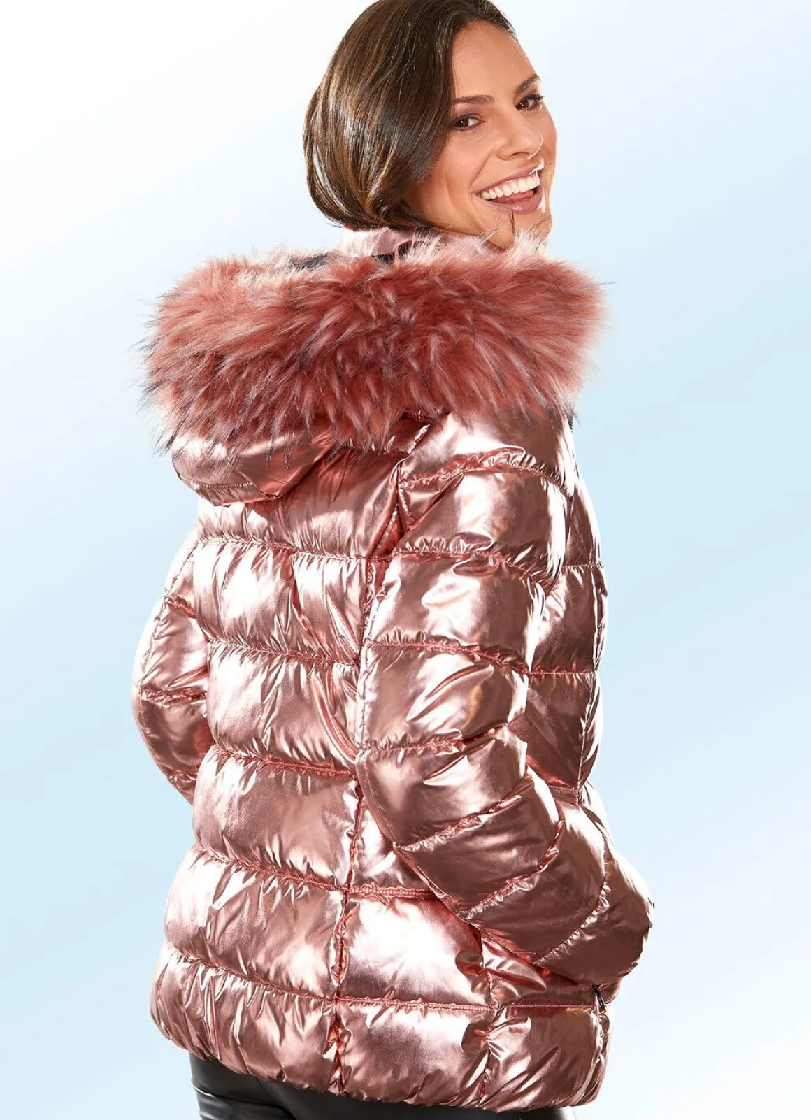 Jacke mit Kassettenstepp