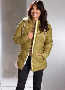 Jacke mit Rautenstepp