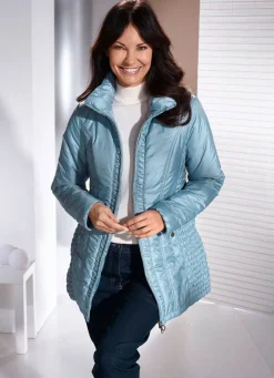 Jacke mit Smokeinsätzen