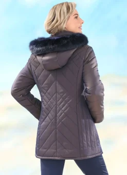 Jacke mit saphirblauem Schimmer