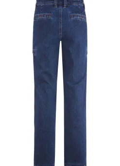 Jeans mit Cargotaschen in 2 Farben