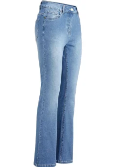 Jeans mit leicht ausgestellter Beinweite