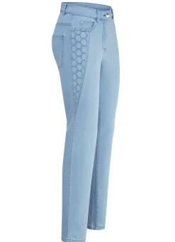 Jeans mit schöner Stickerei