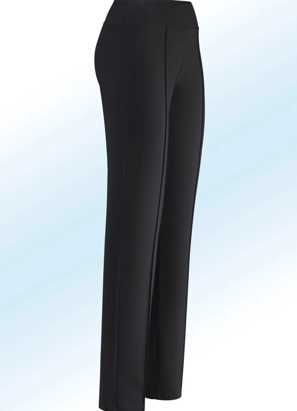 Jerseyhose mit höherem, elastischem Formbund