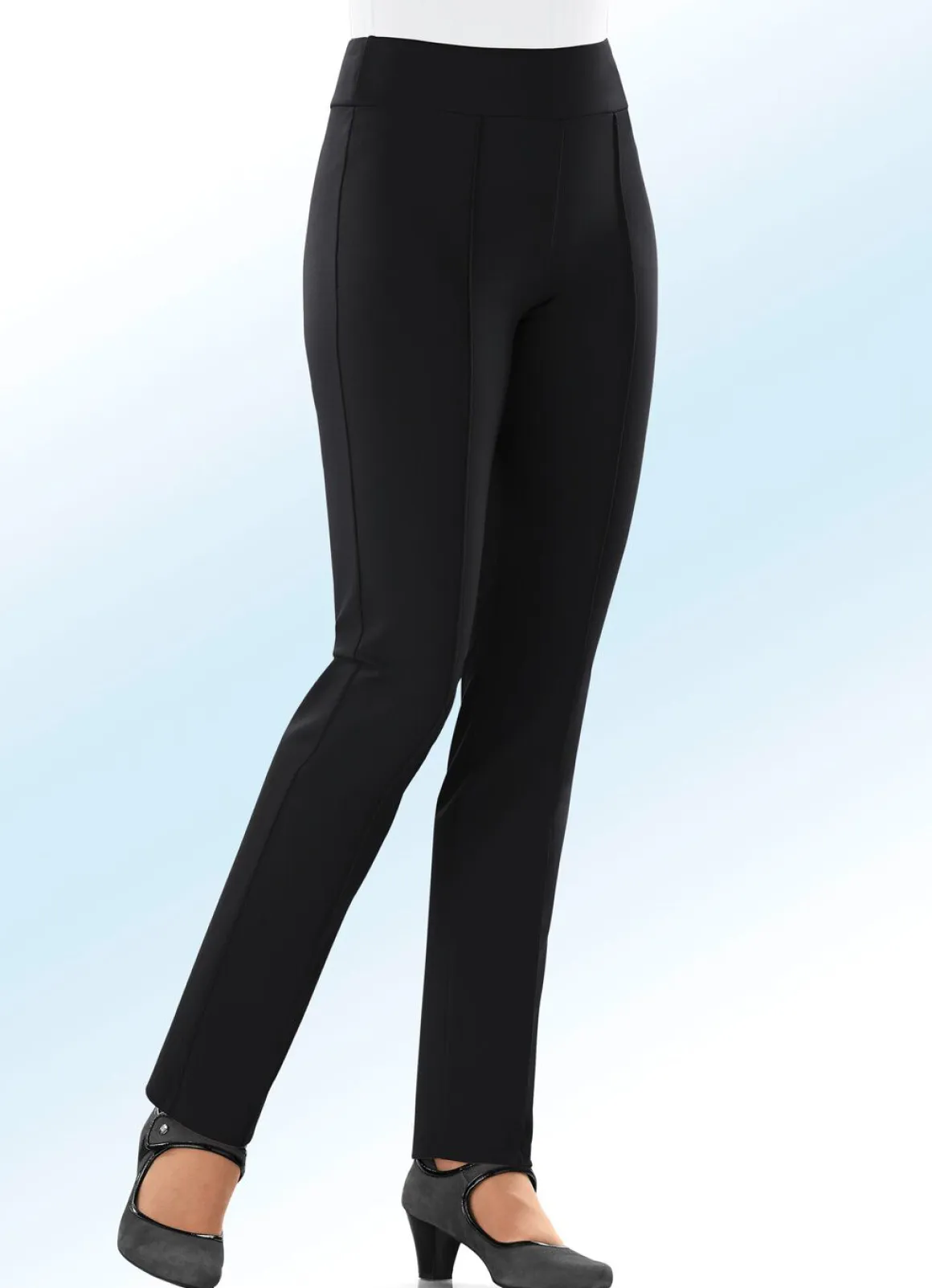Jerseyhose mit höherem, elastischem Formbund
