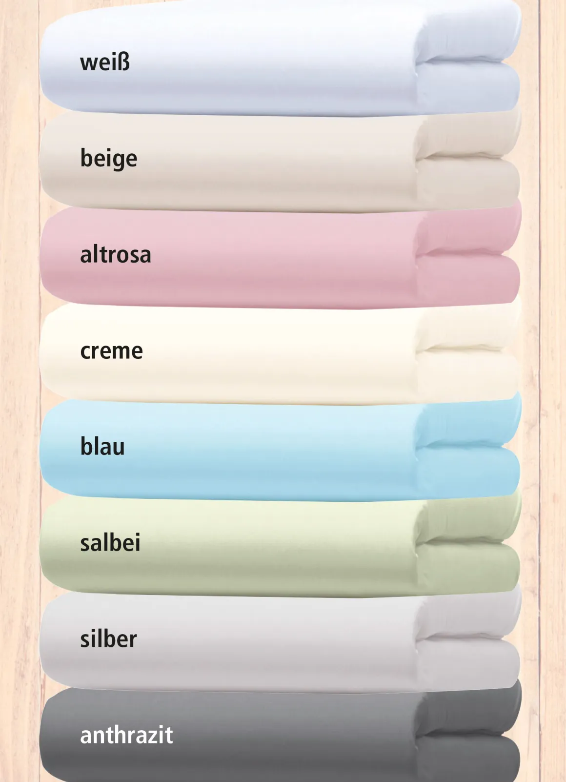 Jersey-Stretch-Elasthan-Spannbetttücher Excellent von Florella