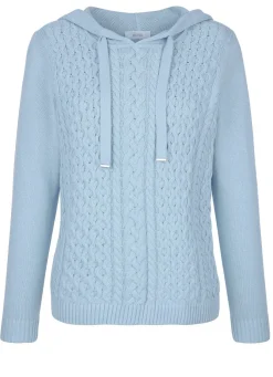 Kapuzenpullover mit Rippenabschlüssen