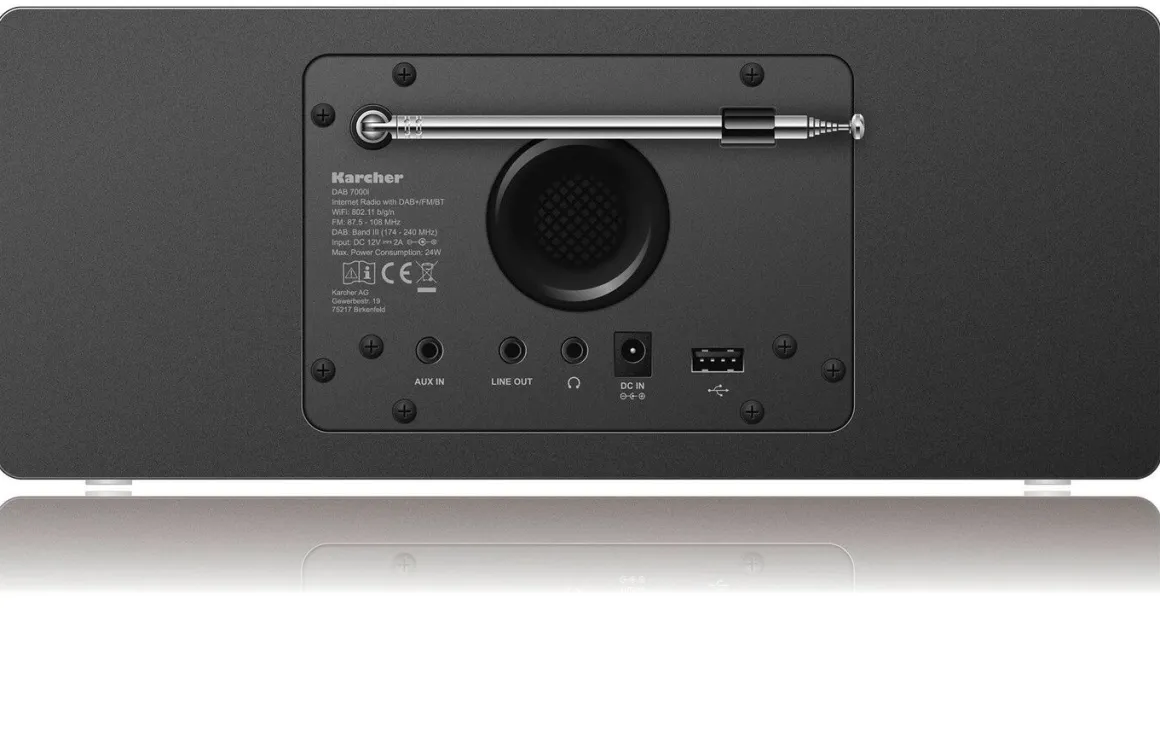 "Karcher" DAB 7000i Internetradio mit WLAN