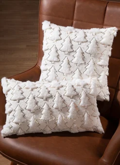Kissenbezug in Strickoptik