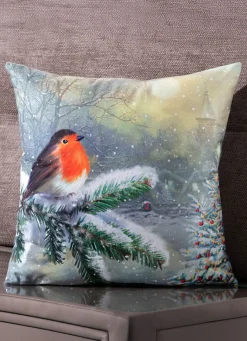 Kissenbezug mit winterlichen Motiv