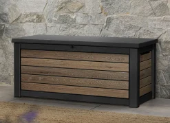 Kissenbox in trendiger Holzoptik