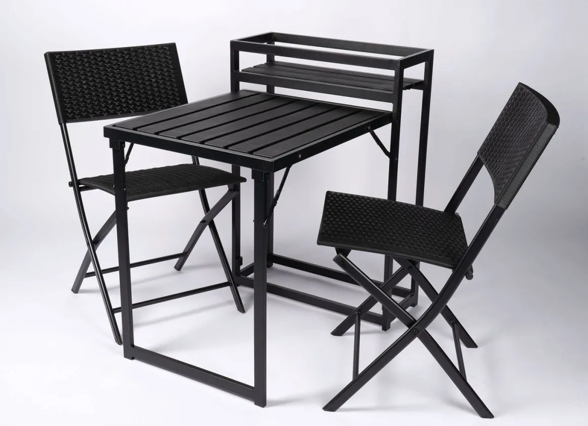 Klappbares Balkon-Set
