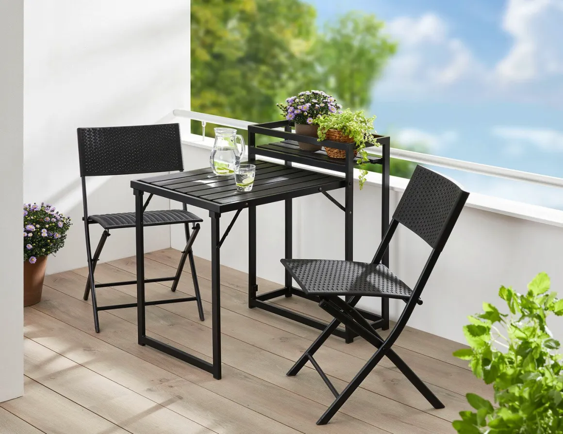 Klappbares Balkon-Set