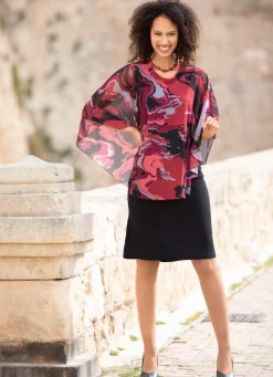 Kleid in angesagter Two-in-One-Optik