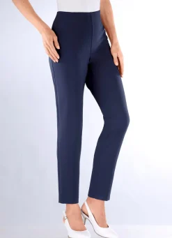 Knöchellange Hose mit angeschnittenem Bund
