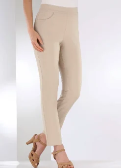 Knöchellange Hose in bequemer Schlupfform