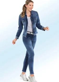 Knöchellange Jeans in 5-Pocket-Form