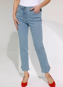 Knöchellange Jeans in 5-Pocket-Form