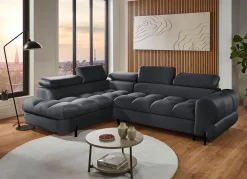 Komfortable Polsterecke mit Bettfunktion