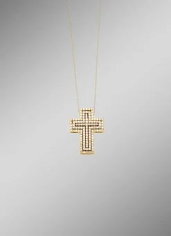 Kreuz-Anhänger mit Brillanten
