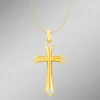 Kreuz-Anhänger mit Diamant