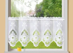 Kurzstore Blume mit Stangendurchzug