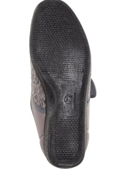 Laurina, klassische Damen-Klettschuhe, mit elastischem Samt