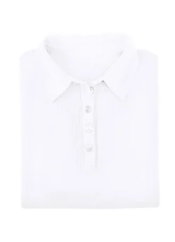 Laurina Poloshirt mit Knopfleiste
