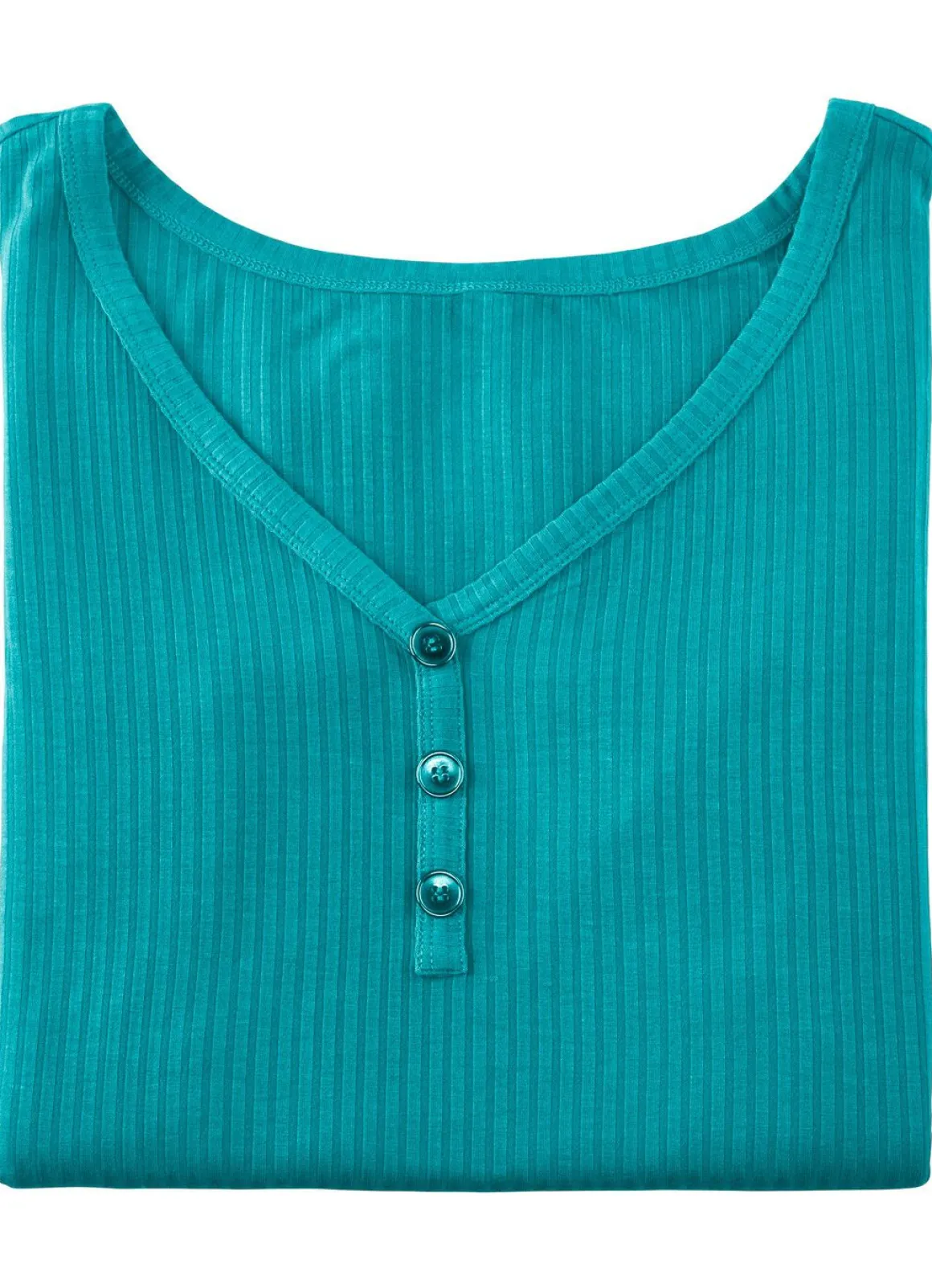 Laurina Trägershirt mit Zierknopfleiste