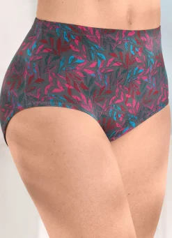 Laurina Viererpack Slips mt buntem Druckdessin