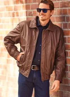 Lederblouson in 3 Farben