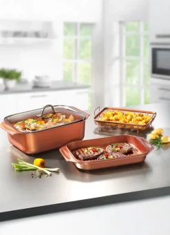 Livington Copperline WonderCooker inkl. Glasdeckel