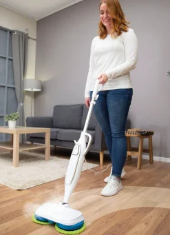 Livington SteamTwister Dampf-Rotationsmopp