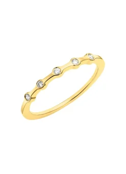 Luxuriöser Damenring aus Gold mit Brillanten